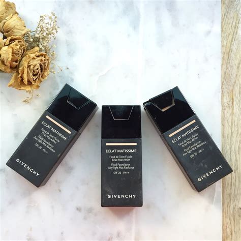 Givenchy Eclat Matissime SPF 20 PA++ • Foundation Product Info